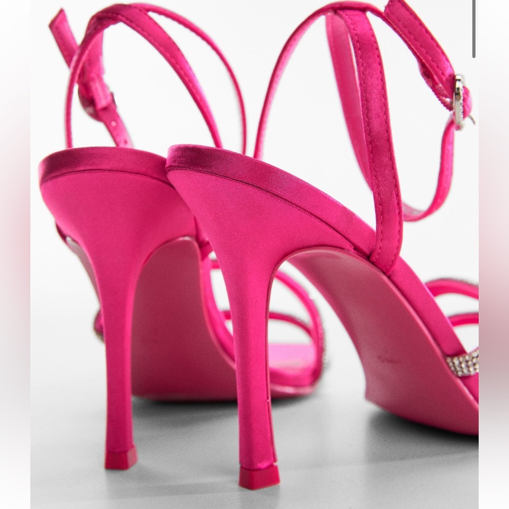 New Mango Heels with Rhinestone - Picture 5 of 8